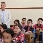 The Governor of Ismailia monitors the progress of the educational process.